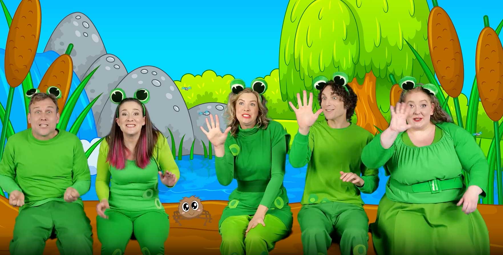 Five Little Speckled Frogs More Nursery Rhymes Bounce Patrol