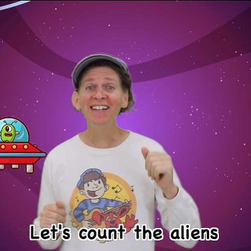 کلیپ آموزش زبان کودکان با مت Count The Aliens1 10Alien