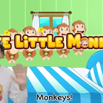 کلیپ آموزش زبان کودکان با مت Five Little Monkeys with Matt