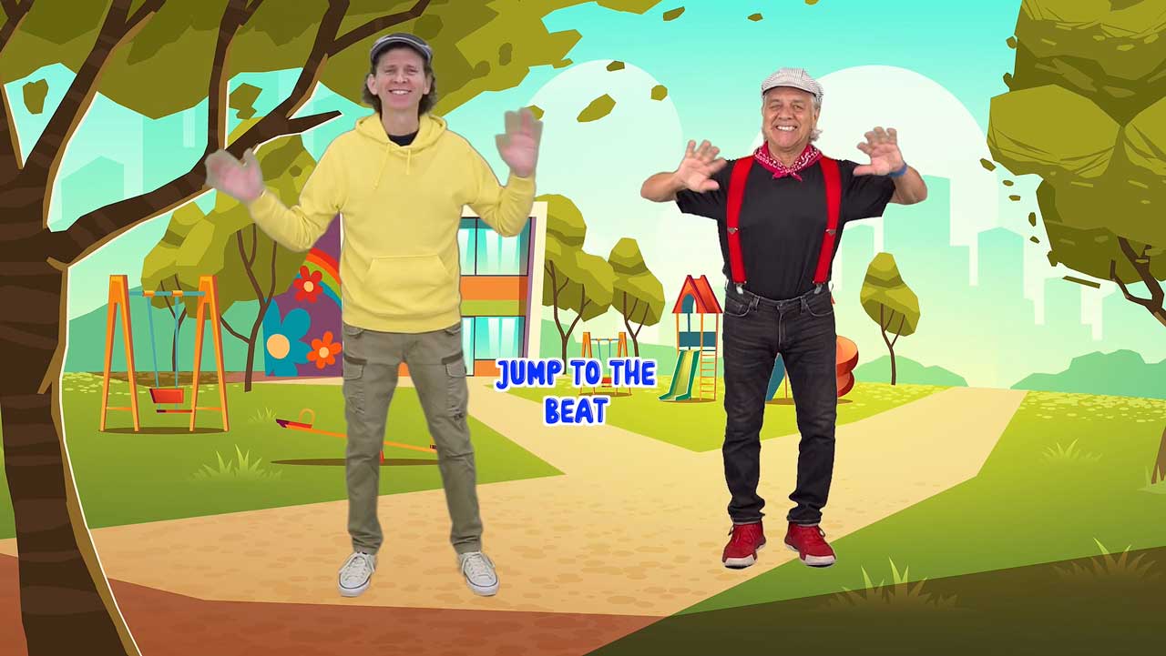 کلیپ آموزش زبان کودکان با مت Jump To The Beat Action Song