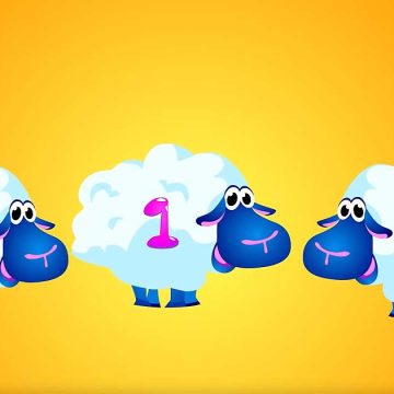 کلیپ آموزش زبان کودکان Funny Counting Sheep 1-10 Game Little Angel