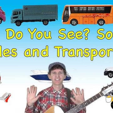 کلیپ آموزش زبان کودکان با مت What Do You See Song Vehicles and Transport