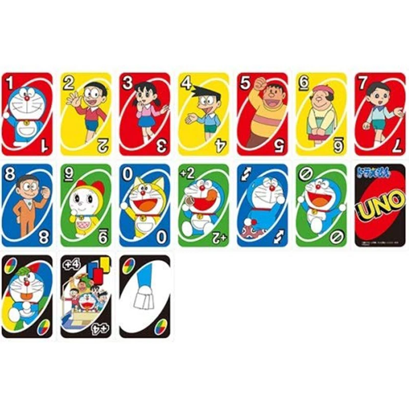 کارت بازی فکری اونو مدل دورامون طرح Uno Doraemon - تصویر 2
